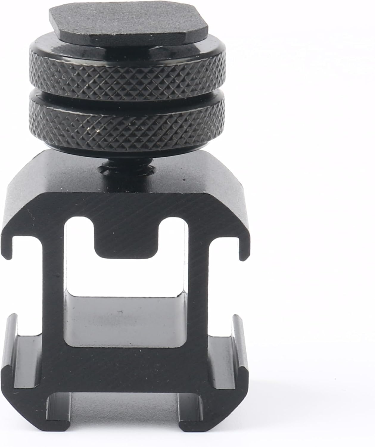 2 Pack Camera Flash Hot Shoe 1/4 Inch Screw Adapter Three Cold Shoe Mount for DSLR Video Photography image number 3