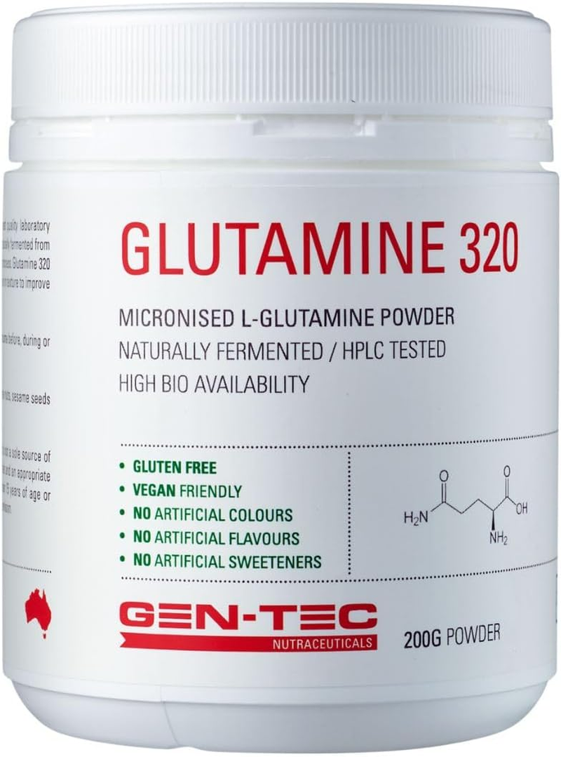 Gen-Tec Nutrition Glutamine Powder, 200 Grams