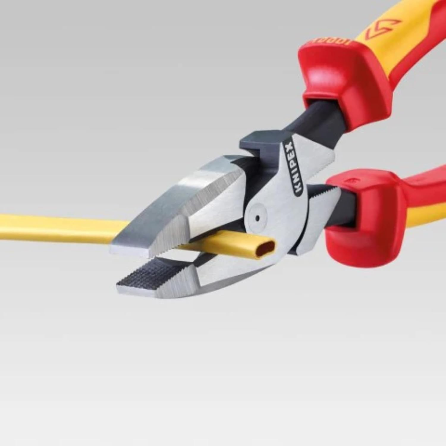 Knipex 09 08 240 US 9.5-Inch Insulated Ultra-High Leverage Lineman'S Pliers image number 3