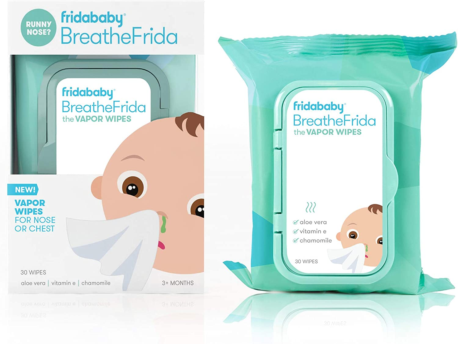 Breathefrida Vapor Wipes for Nose or Chest by Frida Baby, 30 Count (Pack of 1) image number 5