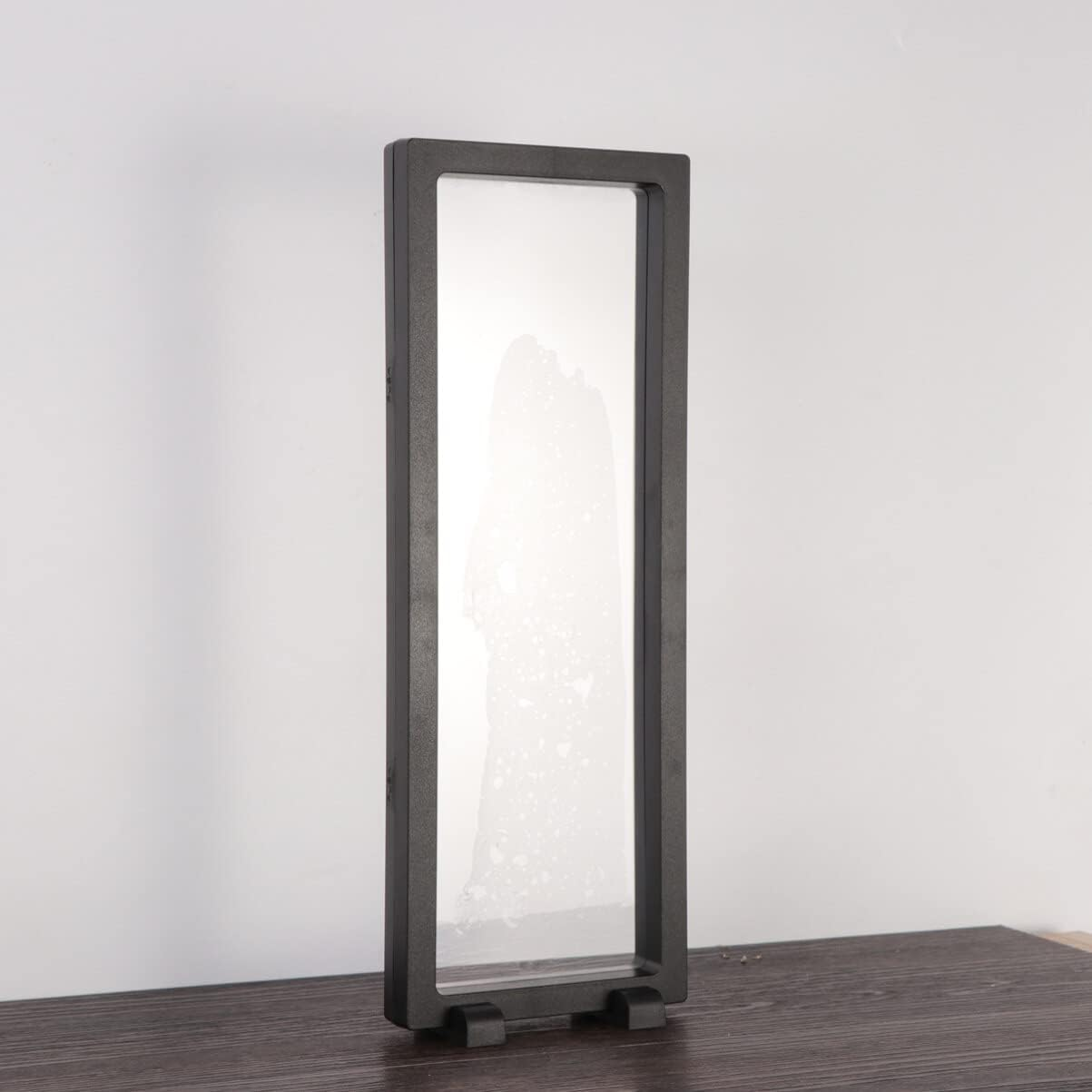 AOKWAWALIY 3D Floating Frame Shadow Box Display Case Coin Box Jewelry Display Show Case 11X30Cm (Black) image number 6