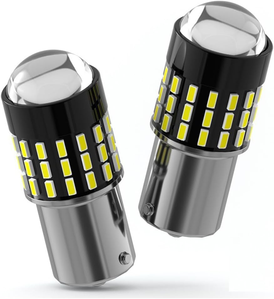 Blyilyb 12-24V 1156 BA15S P21W 7506 LED Light Bulbs 6000K White Color Replacement for Backup Reverse Tail Light Bulbs image number 2