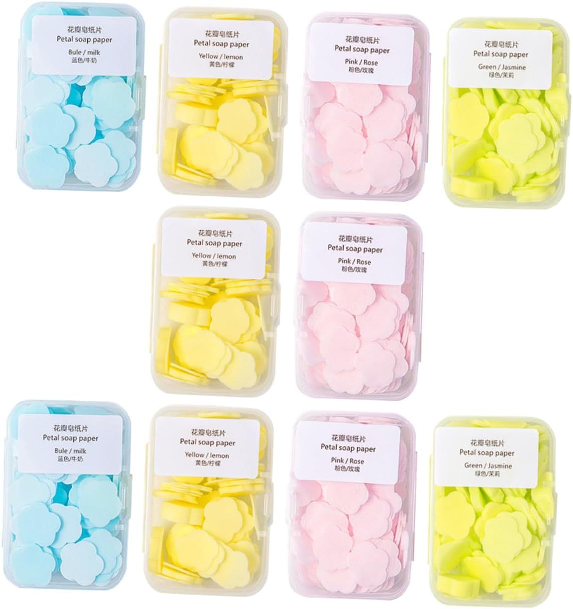 Abaodam Soap Flakes Hand Washing Soap Slices Leaves for Camping Business Trips Office Home