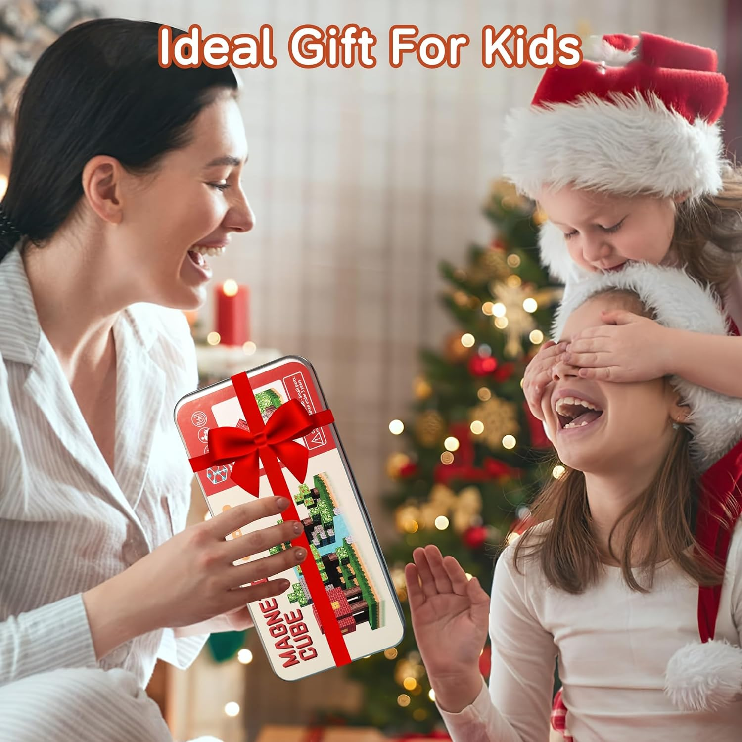 35PCS Mini Magnetic Blocks Travel Set&ndash; Travel Magnet Building Toys for Kids Ages 3-8, STEM Educational Construction Cubes with Portable Iron Box, Birthday Christmas Boys & Girls Gift image number 3