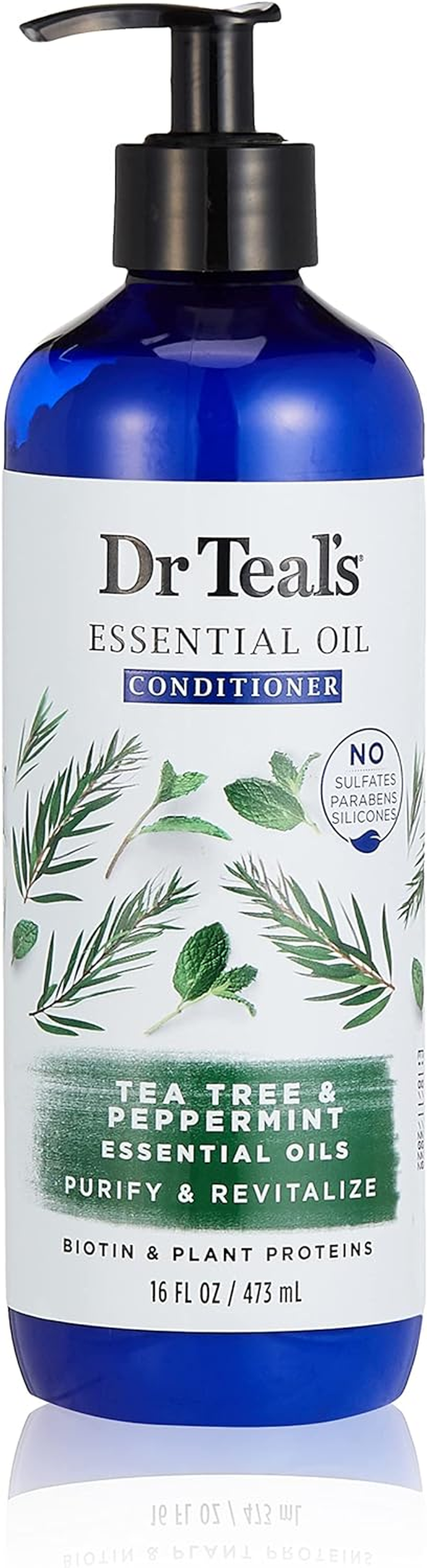 Dr Teal'S Tea Tree Conditioner 473Ml, Green