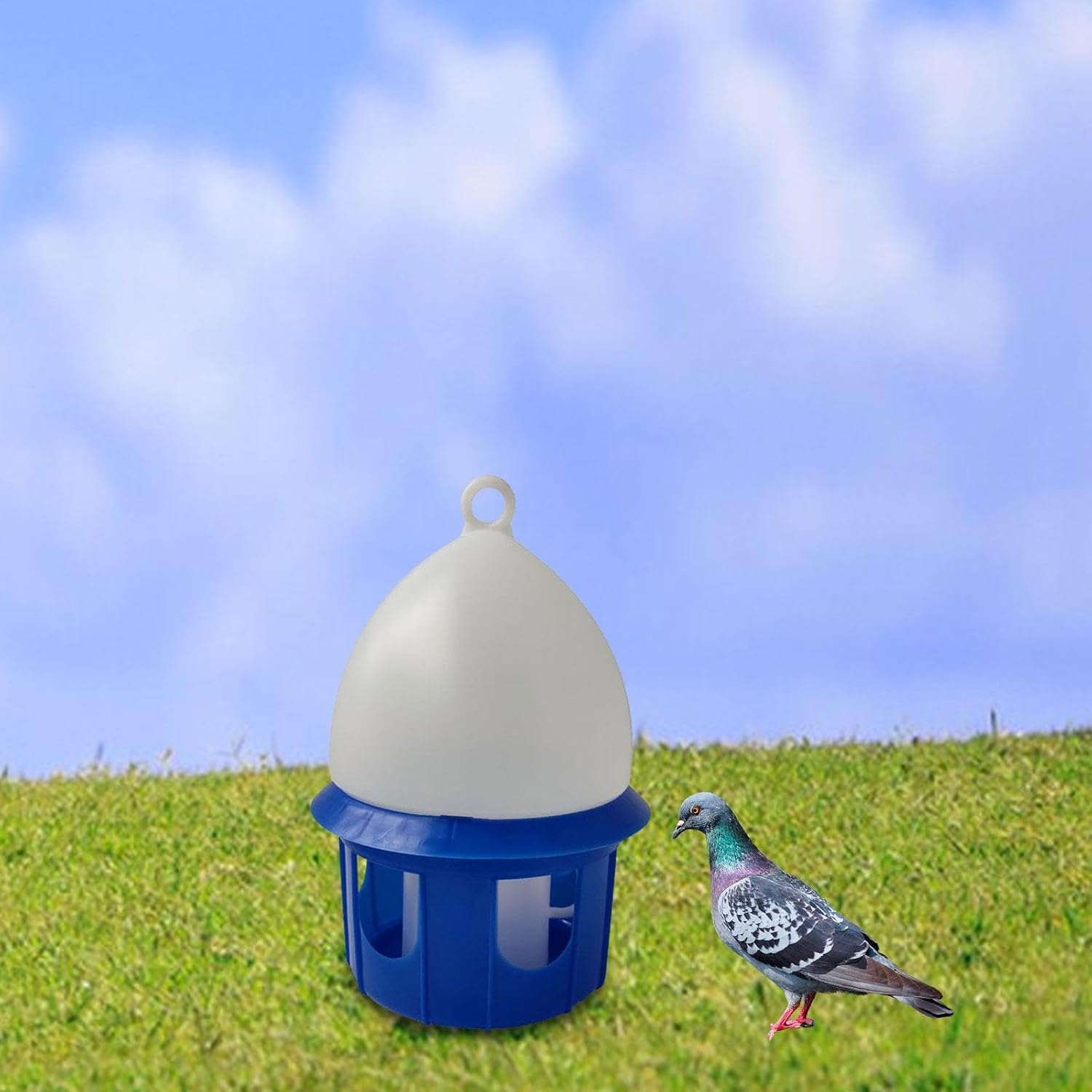 Leeqinersw Water Dispenser for Birds in Cage Accessories, 4L - 12L image number 2