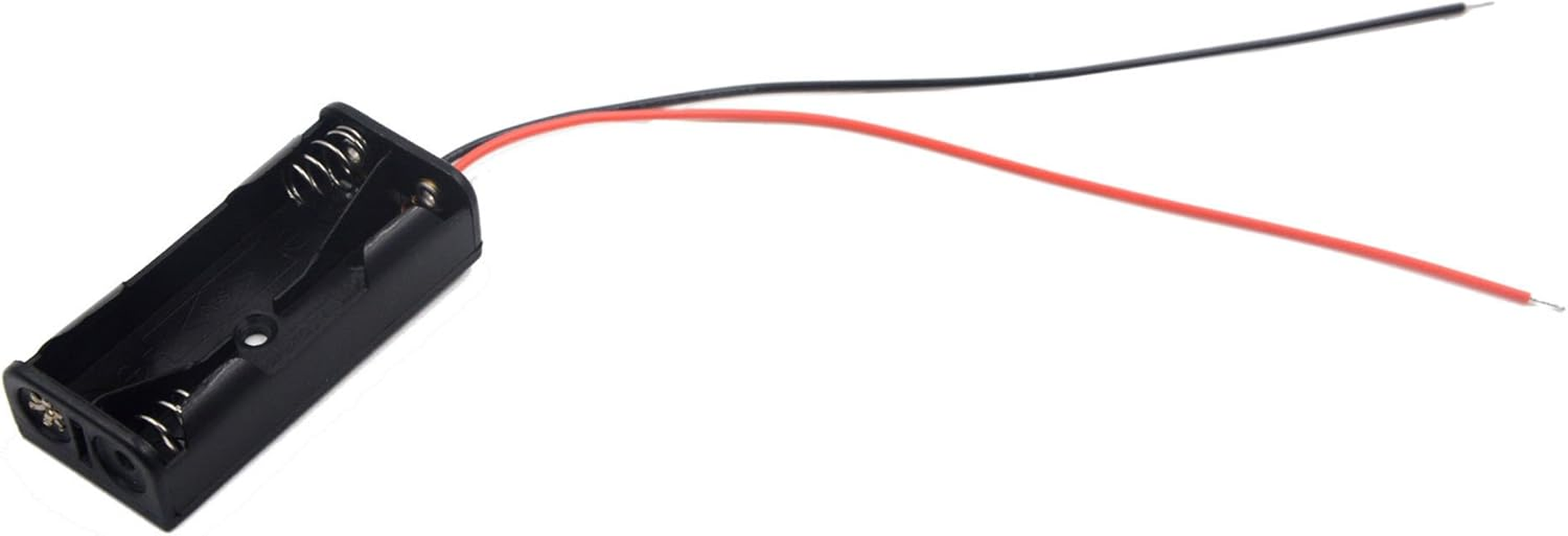 LAMPVPATH (Pack of 12) AAA Battery Holder, 2 X 1.5V AAA Battery Holder with Leads, AAA Battery Holder with Wires