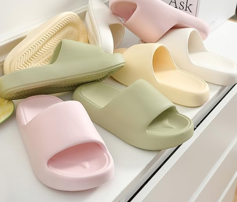 Non-Slip Shower Shoes : Waterproof Pool Slides for Women Men, Quick-Dry Bathroom Slippers Sandals Gym, Dorm, Spa image number 5