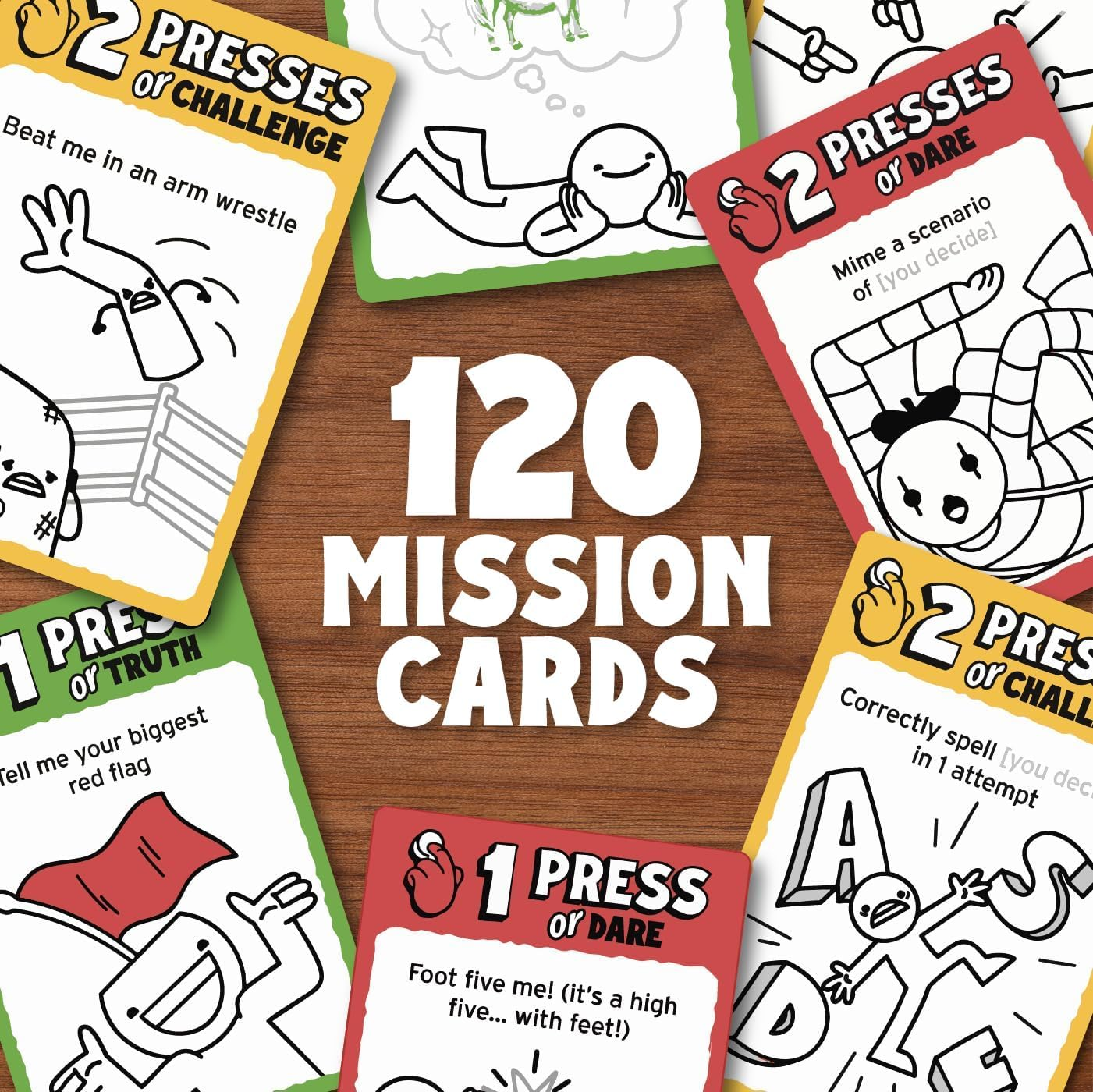 Big Potato | Don'T Press That Mine Turtle | Truth or Dare Party Game | 2-6 Players, Ages 13+