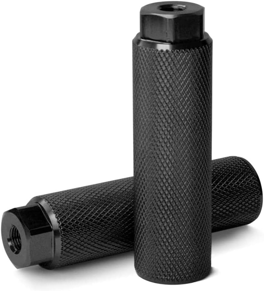 Spacesea 4Pcs Bike Pegs, Aluminum Alloy Anti-Skid Lead Foot Bicycle Pedals, BMX Pegs for Cycling Rear Stunt on 3/8 Inch Axles image number 4