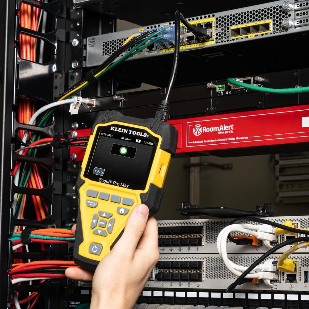 Klein Tools A-VDV501-770 Cable Tester Set, Scout Pro Max Ethernet, Coax/Video, Phone, (RJ11/RJ12/RJ45) F-Connector Cables, Test-N-Map Remotes image number 5