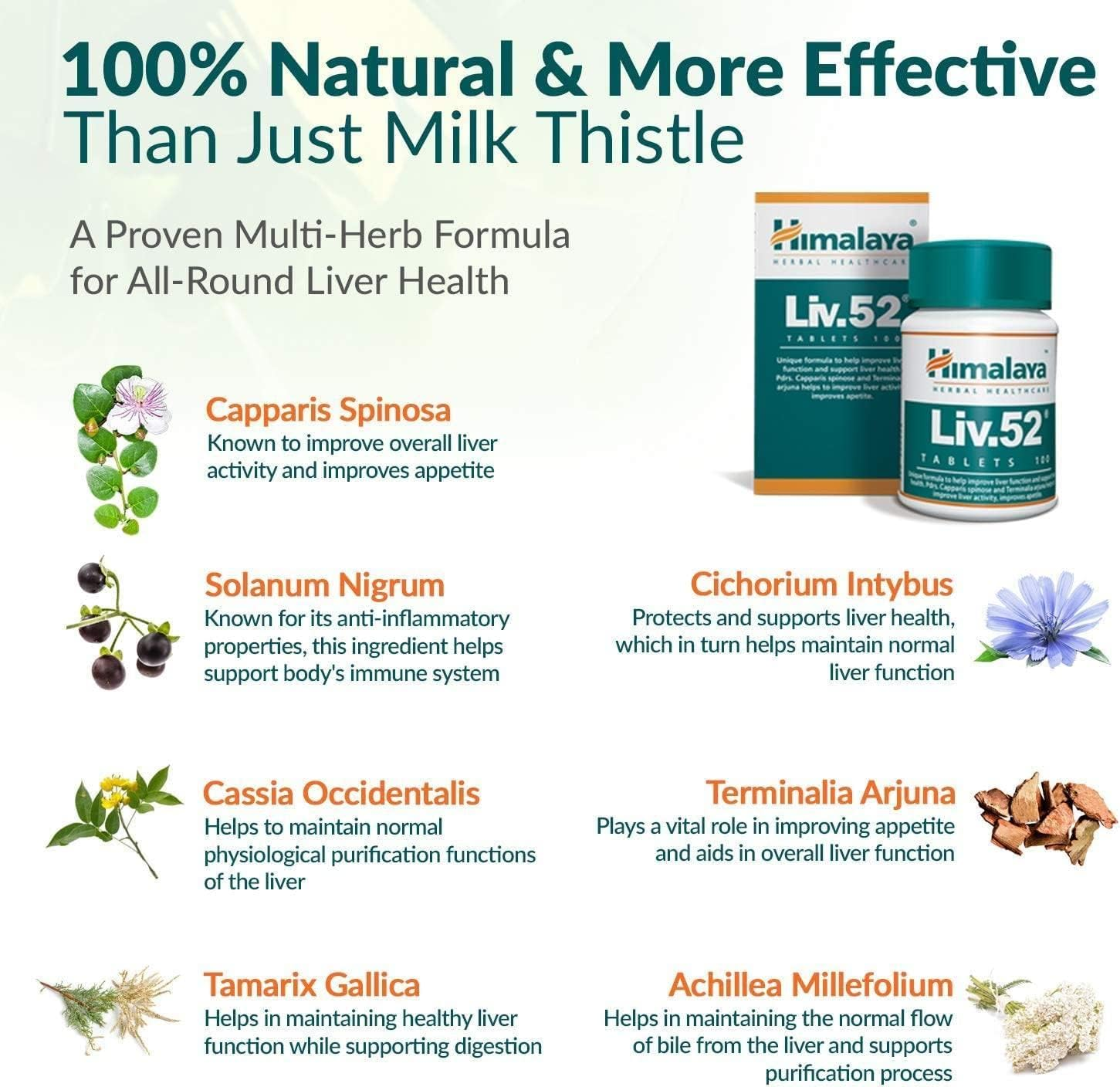 LIV 52-100 Tablets Himalaya image number 2