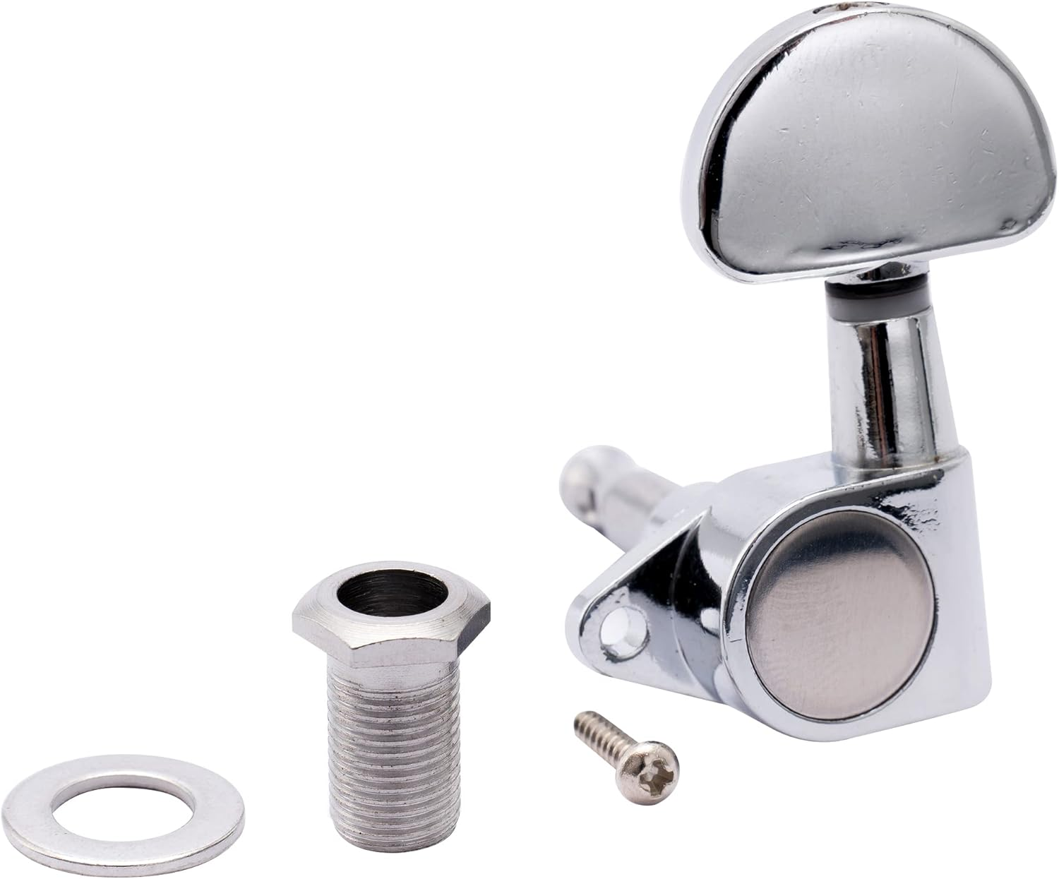 Musiclily Pro 10Mm Guitar Tuner Bushings and 14Mm Washers for Modern Electric Guitar Sealed Tuning Pegs Machine Heads, Chrome (Set of 6) - Gold image number 2