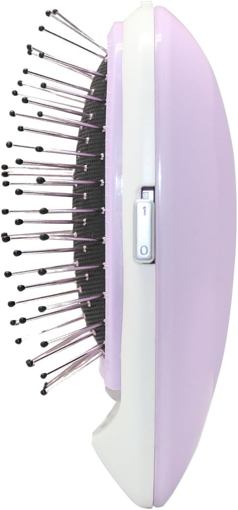 Todo Straightening Ionic Hair Brush Instant Smooth Silky Hair Stainless Steel Lavender