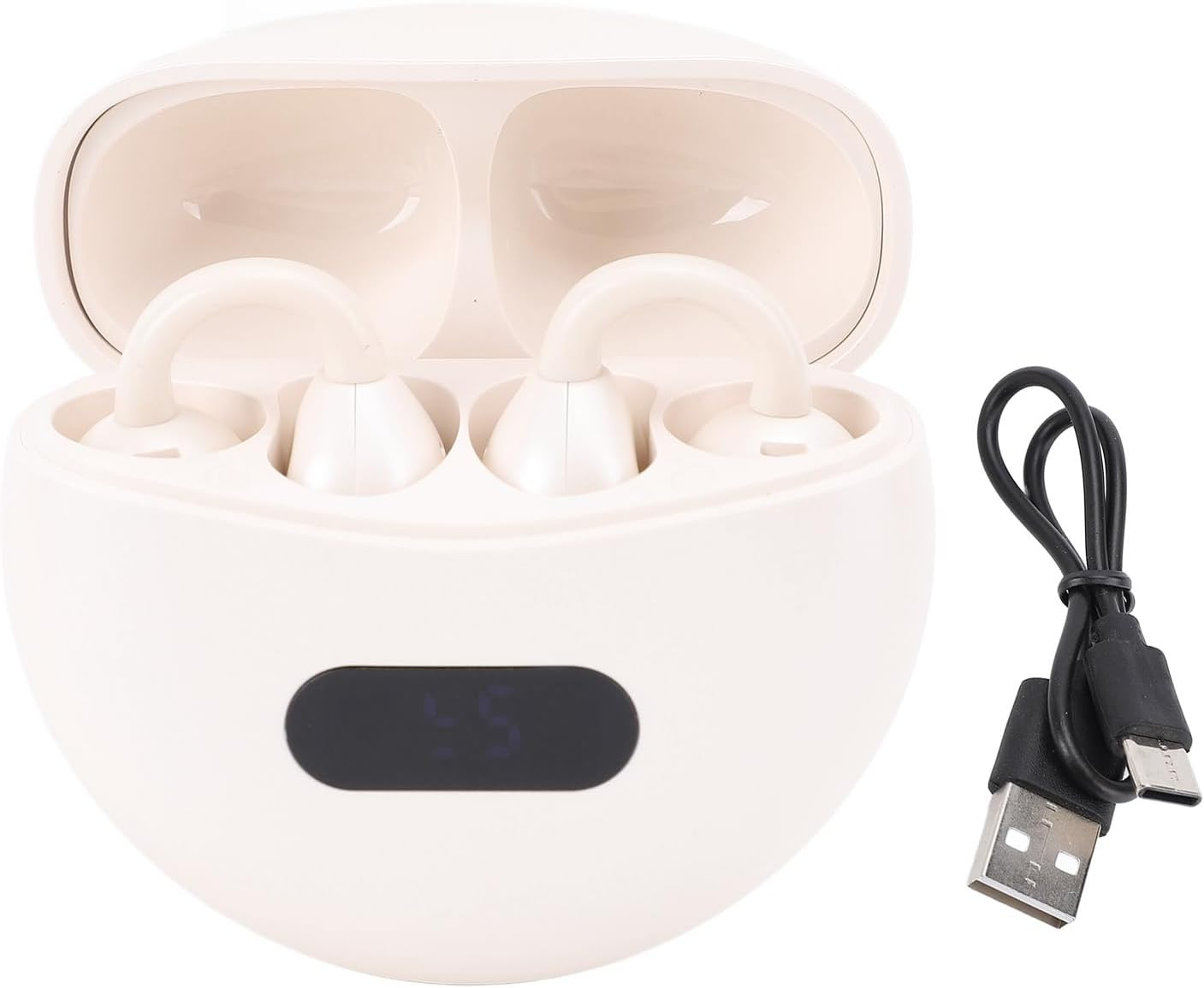 Marhynchus Smart Translator Earbuds Wireless Real Time Language Translator Earbuds Noise Cancelling Translator Device with Long Battery Life for Multi Language Conversations image number 1