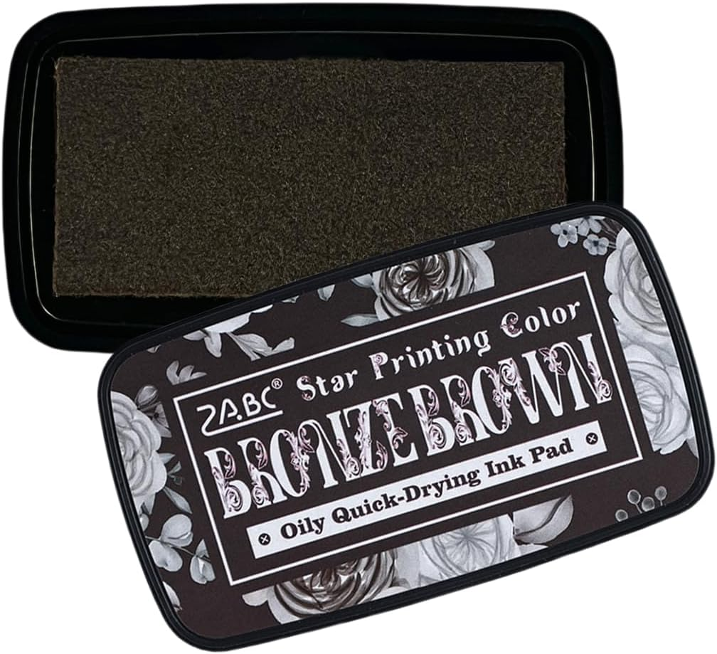 Sgphrzlt Washable Stamp Pads, Craft Ink Pads for Rubber Stamps, Finger Embossing Pigment Ink Pads for Stamping, Perfect for Scrapbook Card Making & DIY Projects, Red