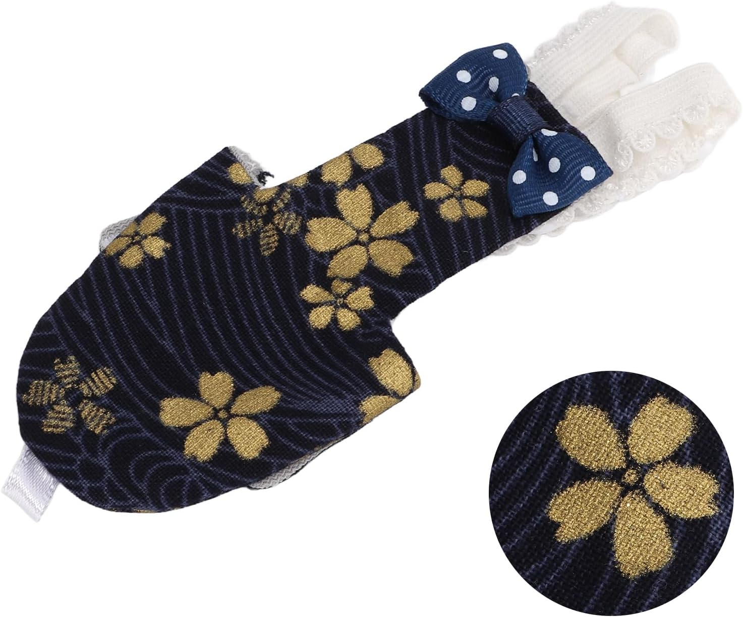 Bird Diaper Adjustable Golden Flower Pattern Pet Bird Nappies Macaw Budgies Cockatiels Finches (S Tibetan Golden Flower) image number 2