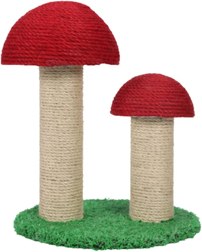 Creativity Cat Tree, Mushroom Cat Scratching Post with Durable Sisal Materials, Unique Cat Condo Protect Your Furniture image number 2