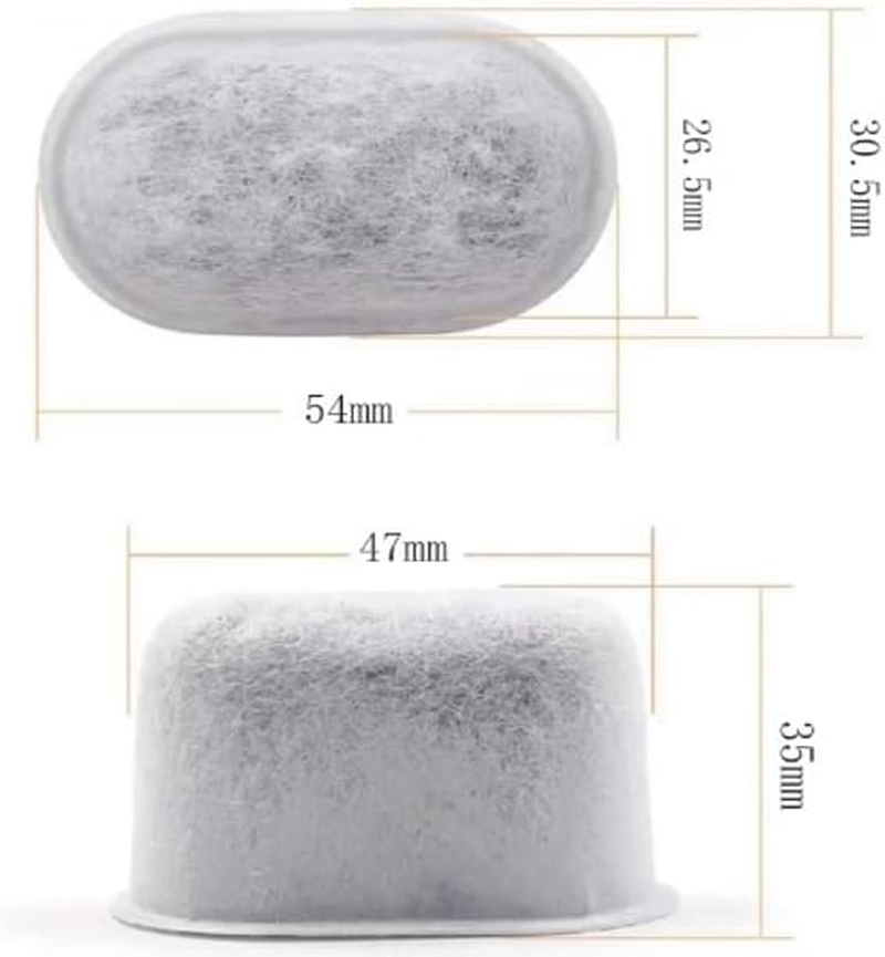 Generic 8 Replacement Water Filters (Activated Carbon) for Breville Barista Express BES870 & Duo-Temp Pro BES810 Machines