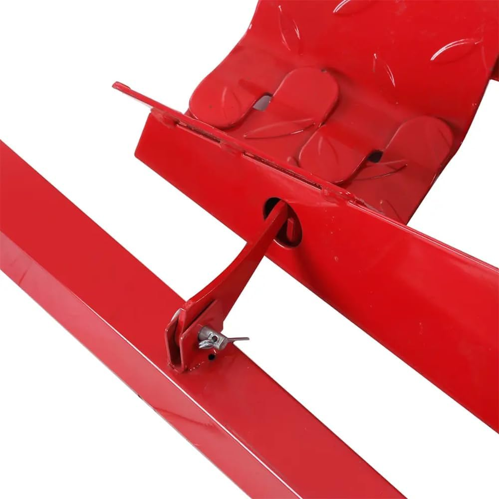 ALSTON Heavy-Duty Motorcycle Motorbike Front Wheel Chock Lift Stand Vehicle Wheel Chock Clampsfor Trailer Transport 15"-21" Tires Standard Motorcycles image number 4