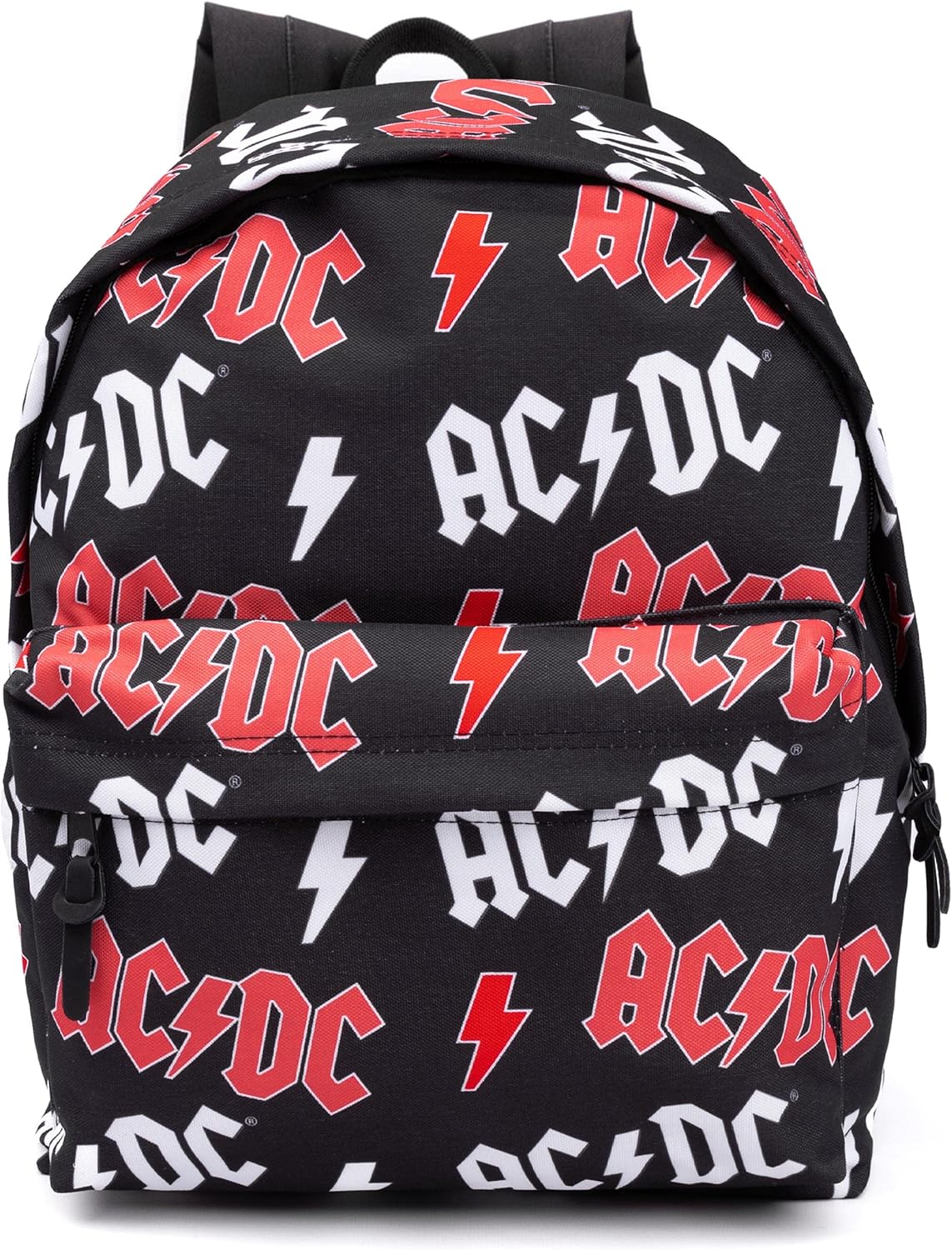 AC/DC Backpack Adults Teens Music Band Lightning Rucksack 16&rdquo; One Size image number 1