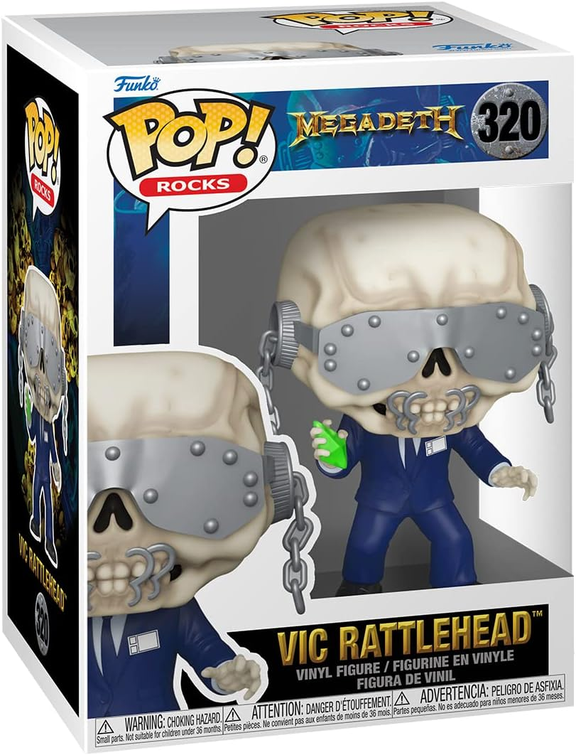 FUNKO POP! ROCKS: Megadeth - Vic Rattlehead image number 1