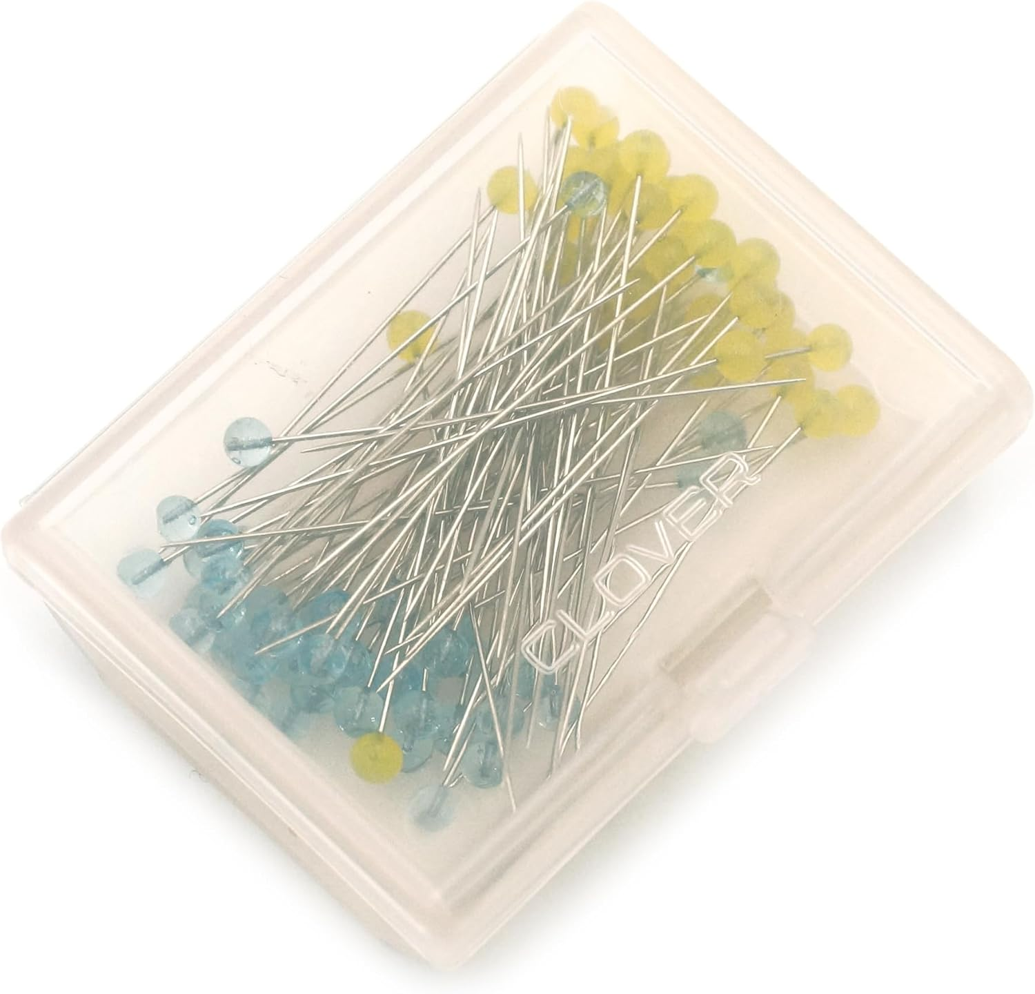 Clover Fine Patchwork Pins, Blue/Yellow, by the Yard, Q2507 image number 4