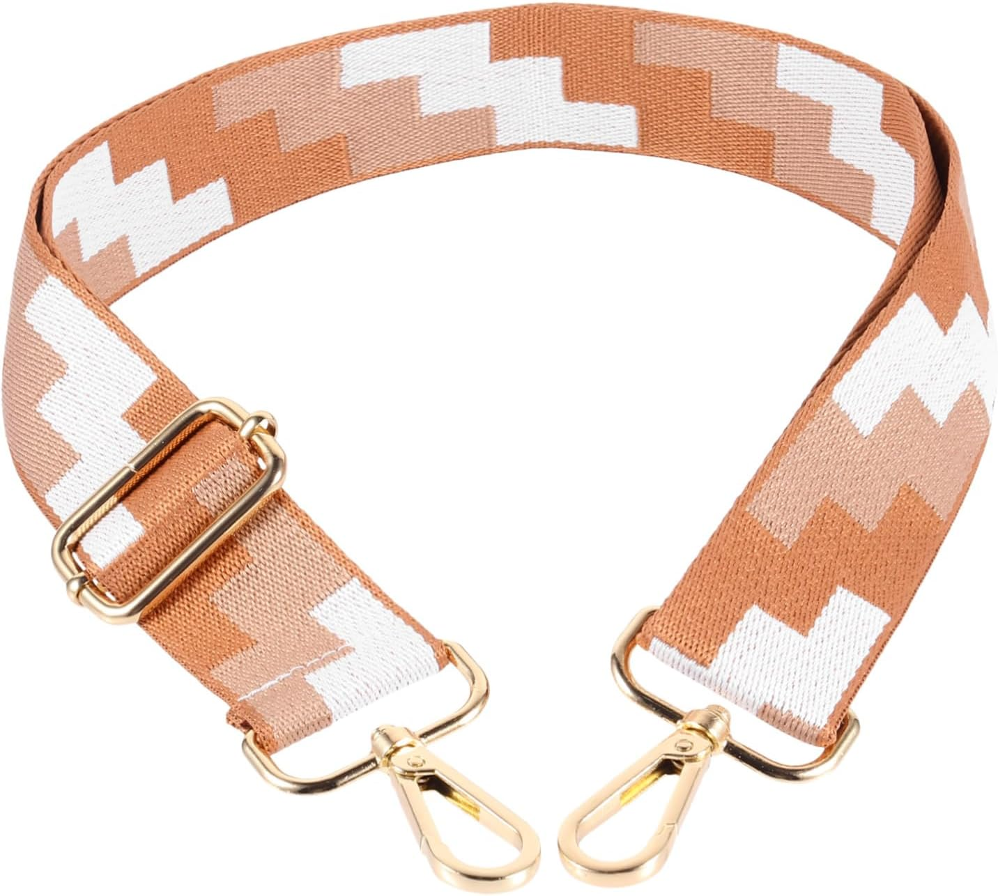 PERSELOSO Shoulder Bag Strap Wear Resistant Handbag Chain for DIY Replacement Purse Handle Durable and Versatile Belt with Buckles for Easy Installation