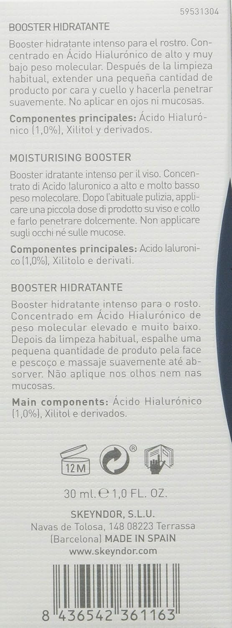 POWER HYALURONIC Moisturizing Booster 30 Ml image number 1