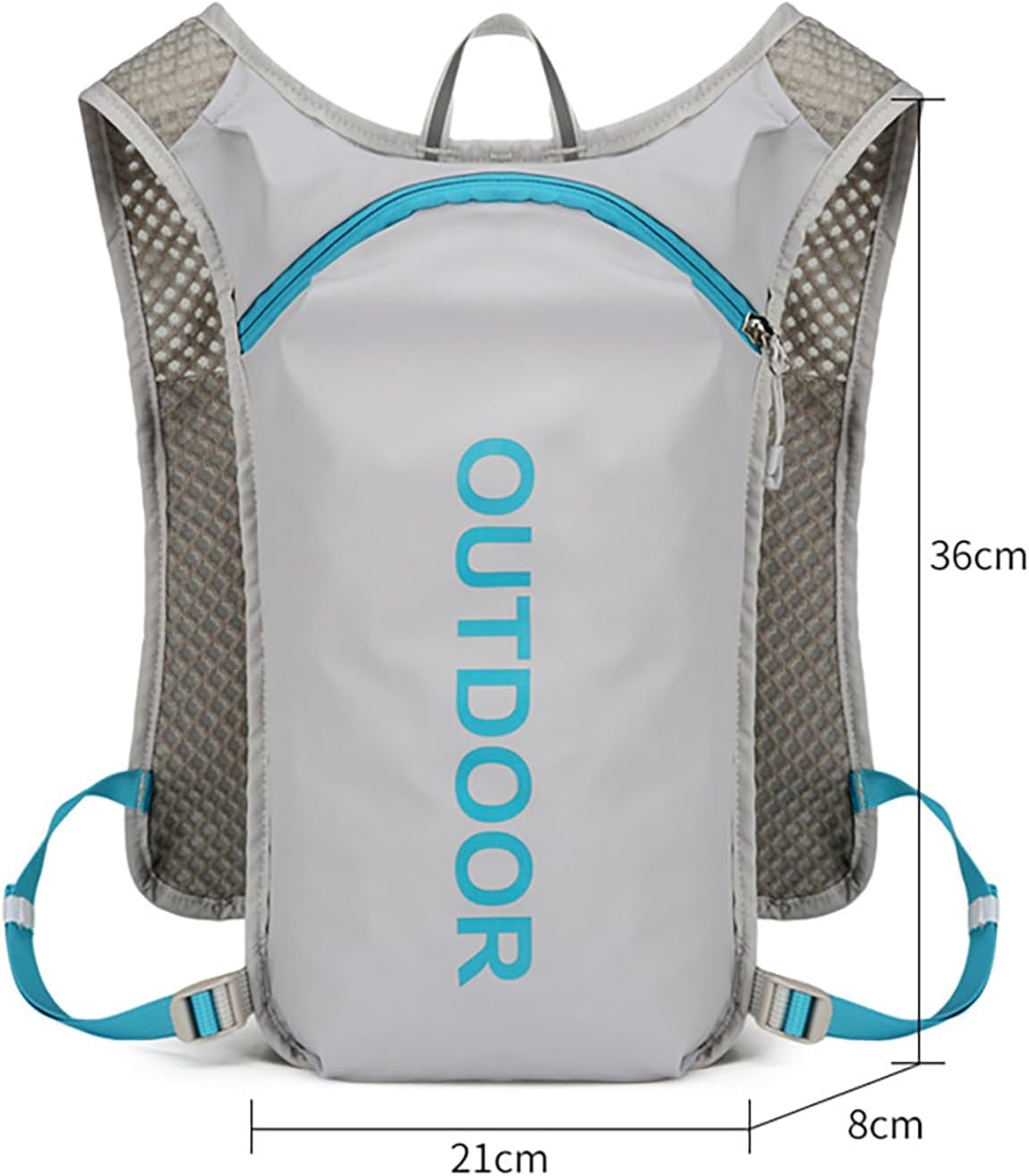 Running Hydration Vest for Men Women, Lightweight Water Running Vest with Water Bladder Bag Daypack for Hiking, Running, Cycling