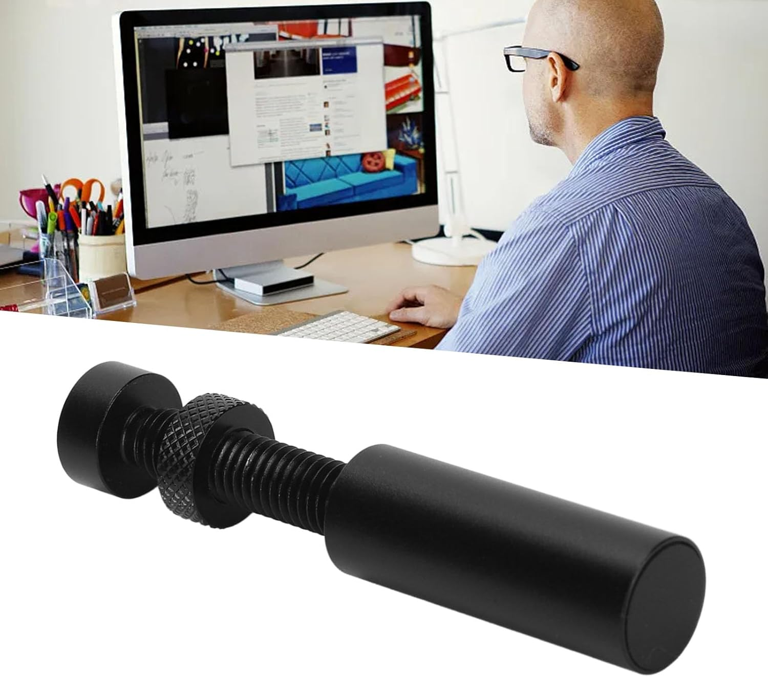 Graphics Card GPU Support Bracket, Video Card Sag Holder Bracket with Magnetic Base, 49-80Mm Adjustable Height, for ATX/M-ATX/ITX Chassis Configurations image number 4