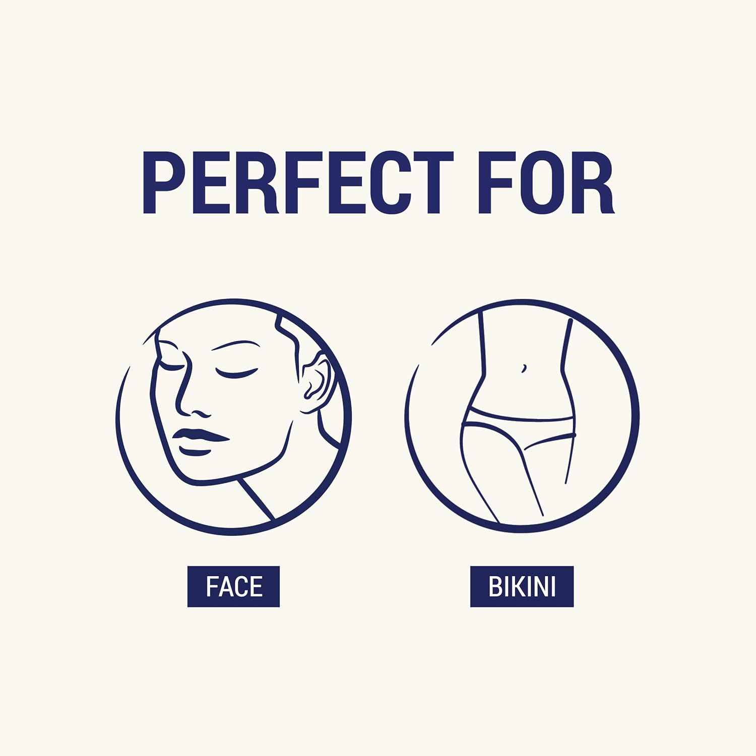 Nair Natural Mini Wax Strips for Face & Bikini - Easy to Use - No Heating Required - Results up to 4 Weeks - 20 Pack image number 4