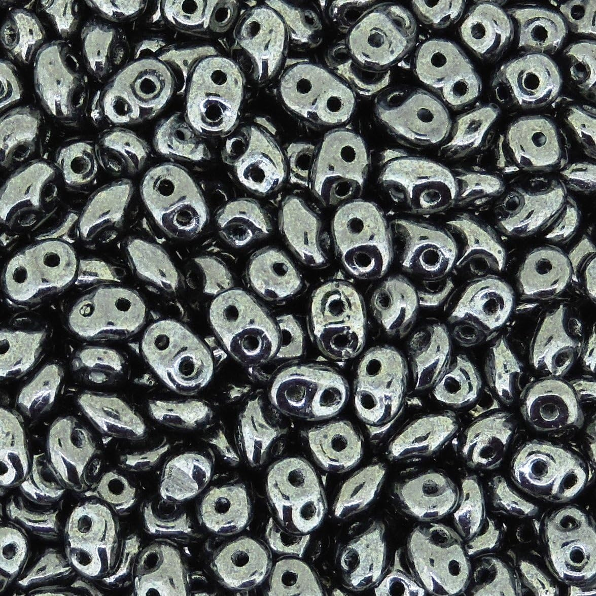 Turquoise Blue Picasso Superduo Czech Two Hole Seed Beads 2.5X5Mm 24 Grams image number 1