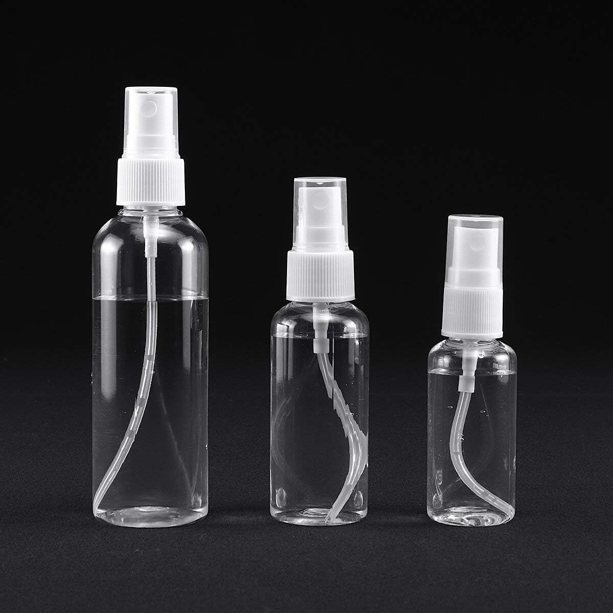 1-10Pc 30/50/100ML Empty Clear Plastic Spray Bottle Travel Mini Perfume Atomizer, (Color : 300Ml) - 300Ml image number 6