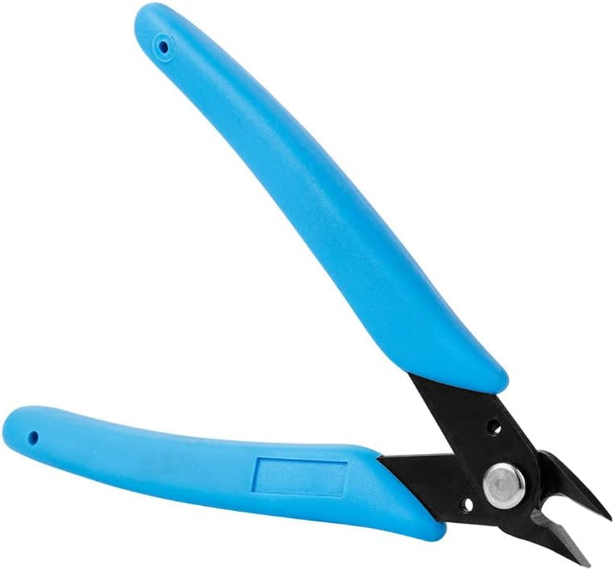 AKOAK 1 Pack Stainless Steel Nail Art Scissors, Rhinestone Remover, Metal Chain, Cutter, 5" Diagonal Pliers, Manicure Tools image number 4