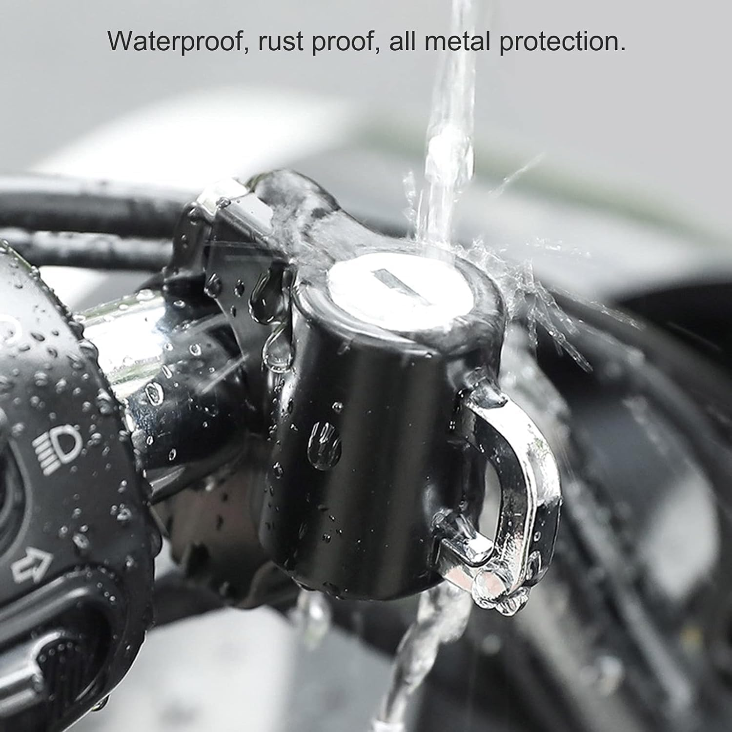 Universal Motorcycle Helmet Anti-Theft Security Lock - 1Pc Hook Lock for Helmet Protection