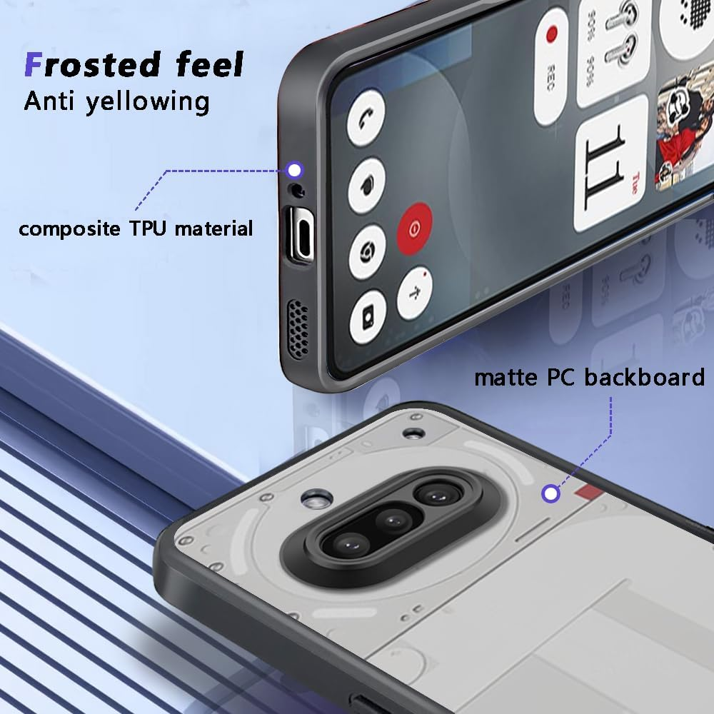Case for Vivo X200 Pro, Transparent Mobile Phone Case Made of Non-Yellowing TPU, Shockproof Protective Case Made of Scratch-Resistant TM image number 5
