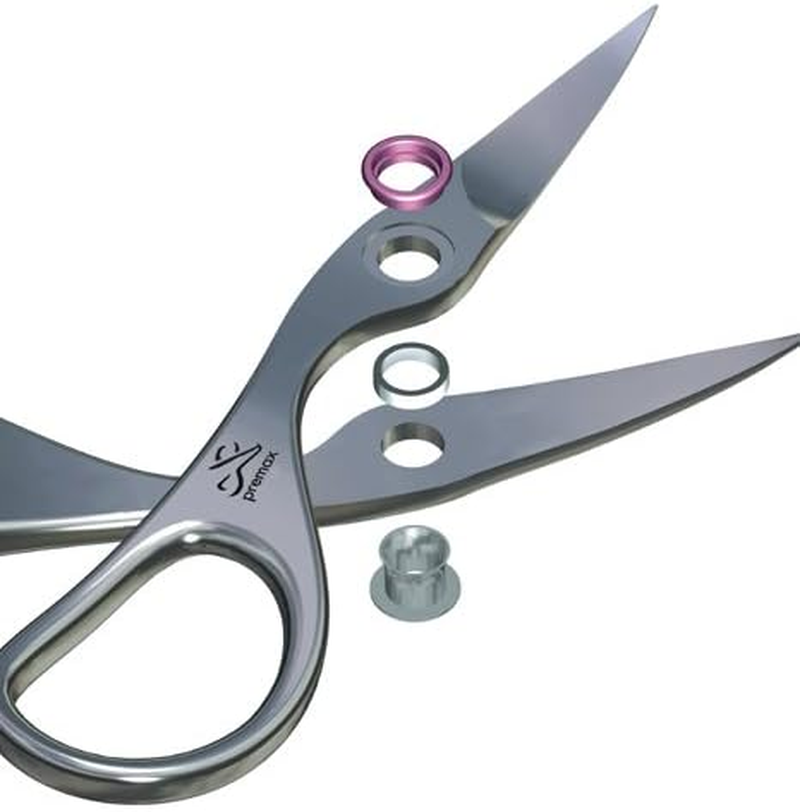 Ring Lock Manicure Scissors with Large Finger Holes, Stainless, for Cutting Nails and Cuticles, Length 9.5 Cm image number 2