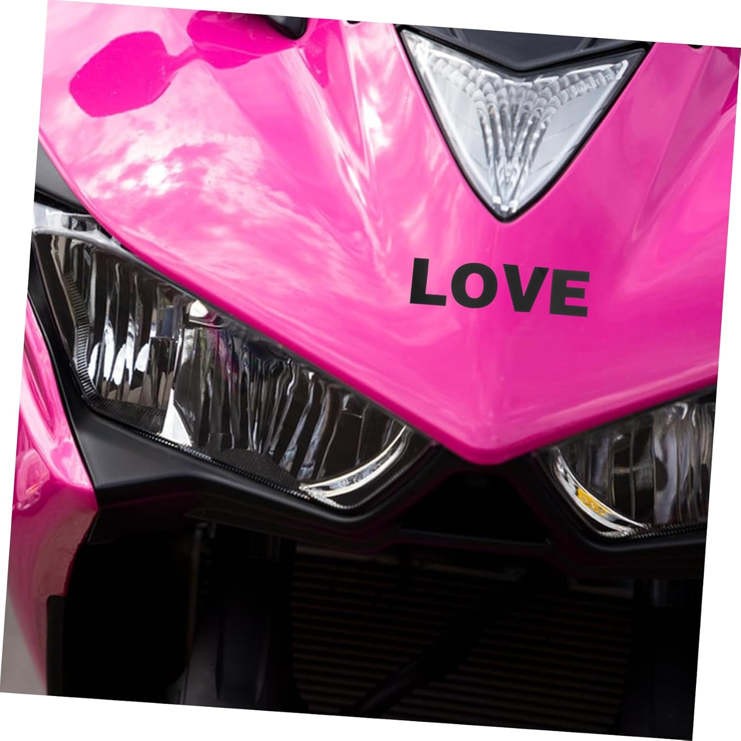 Anneome 2Pcs Reflective Car Stickers Letters Vinyl Decals Custom Alphabet Stickers image number 4