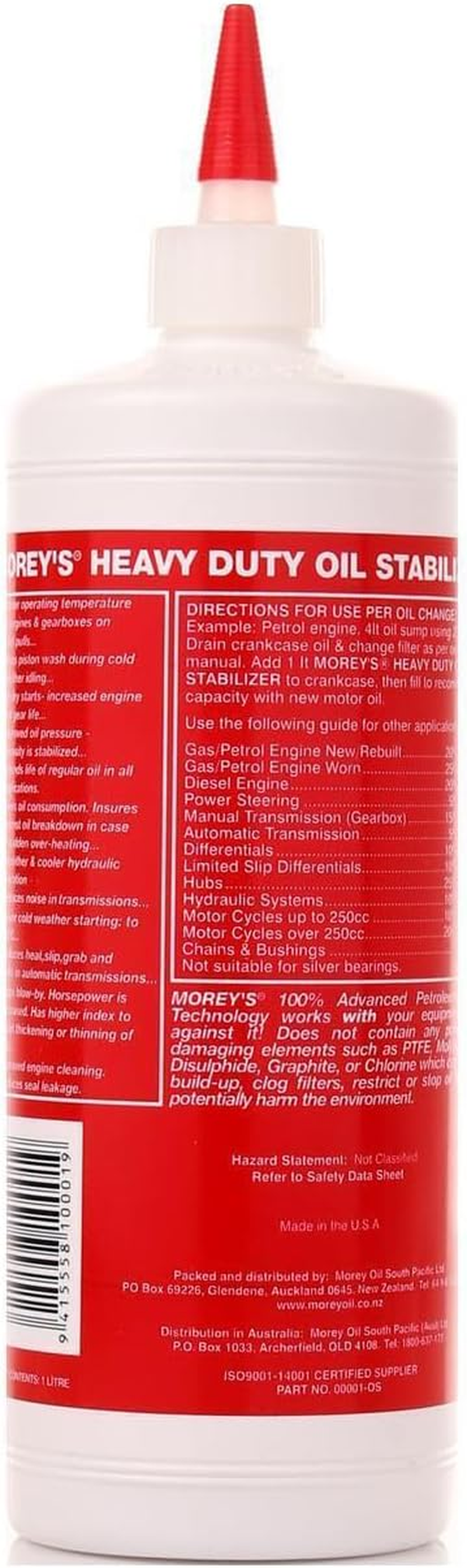 Morey'S Heavy Duty Oil Stabilizer 1 Litre image number 1