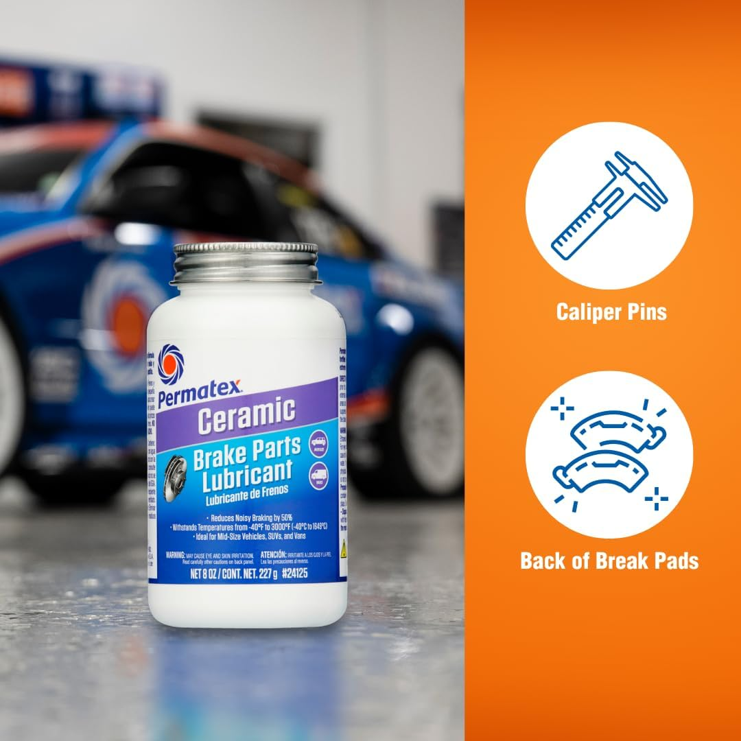 Permatex 24125 Ceramic Extreme Brake Parts Lubricant, 8 Oz. image number 1