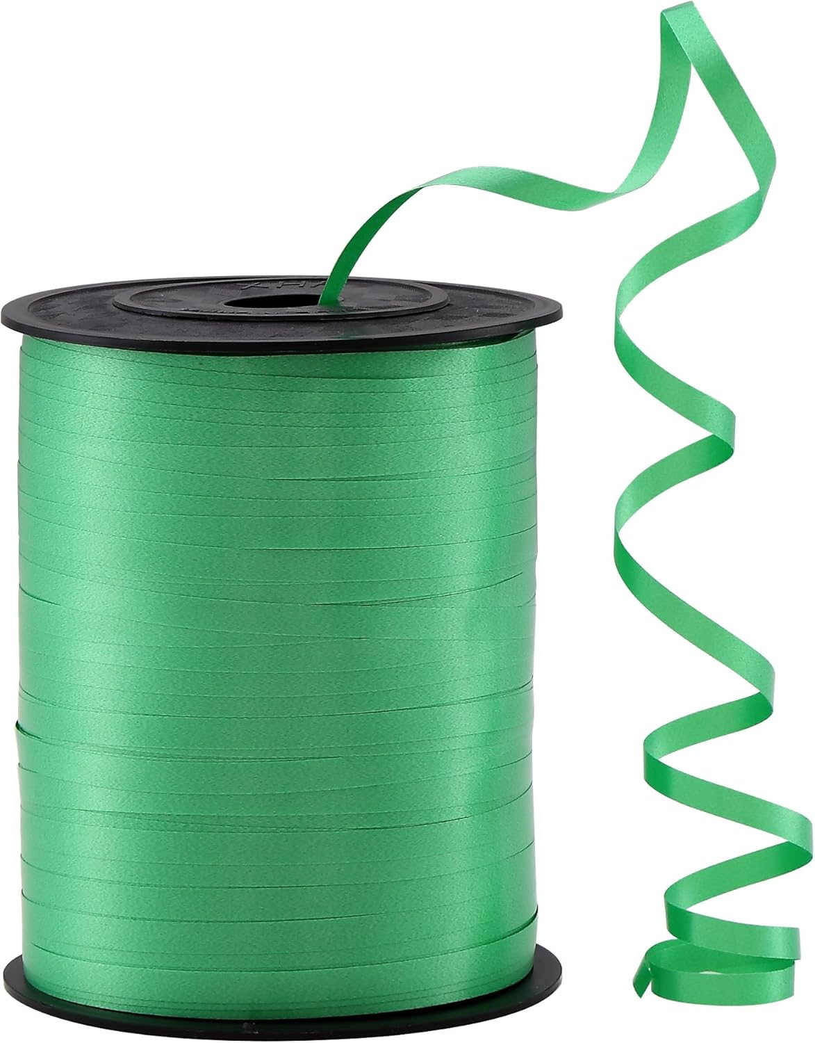 Gold Shiny Curling Ribbon 500 Yards White Ribbon of Perfect for Gift Wrapping Balloons Curly Decorations Thin 3/16" Ribbon for Baby Showers Christmas and More.