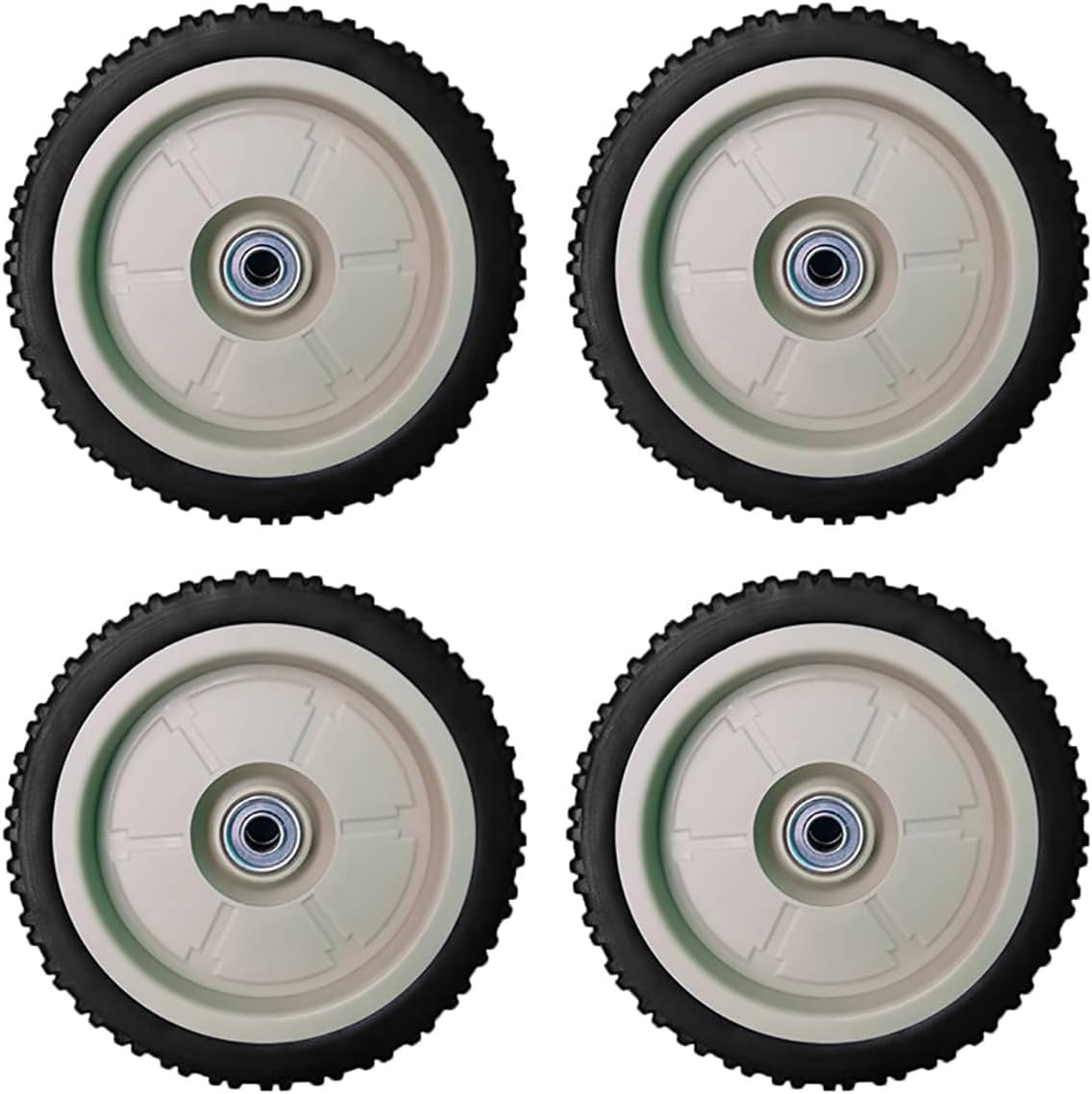 4PCS 4X8" Lawn Mower Wheels Kit Suitable for Honda 19" and 21" HRU194 HRU195 HRU196 & HRU197