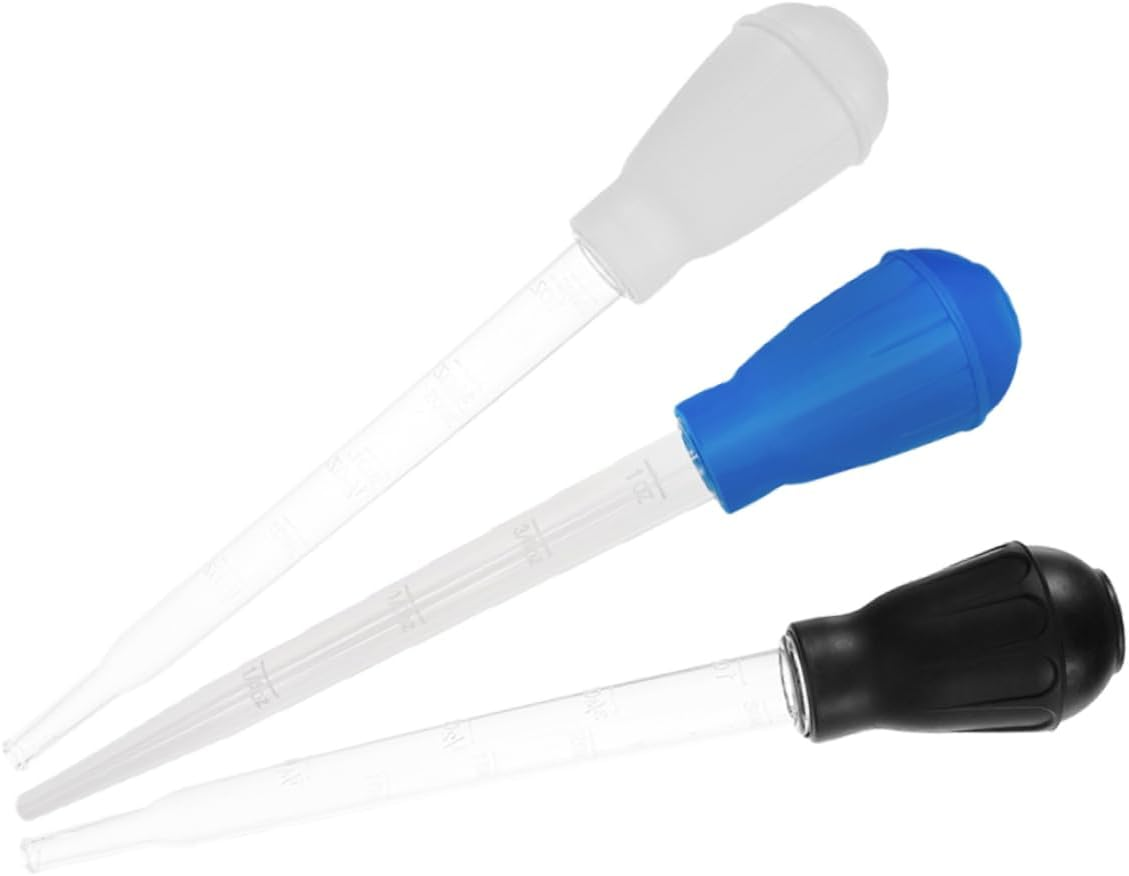 MINAOLULUS 3Pcs Plant Saucer Water Sucker Set 30Ml Plastic Tubes for Flower Pot Water Removal Gardening Tool for Self Watering Plants Suitable for Indoor and Outdoor Gardening image number 3