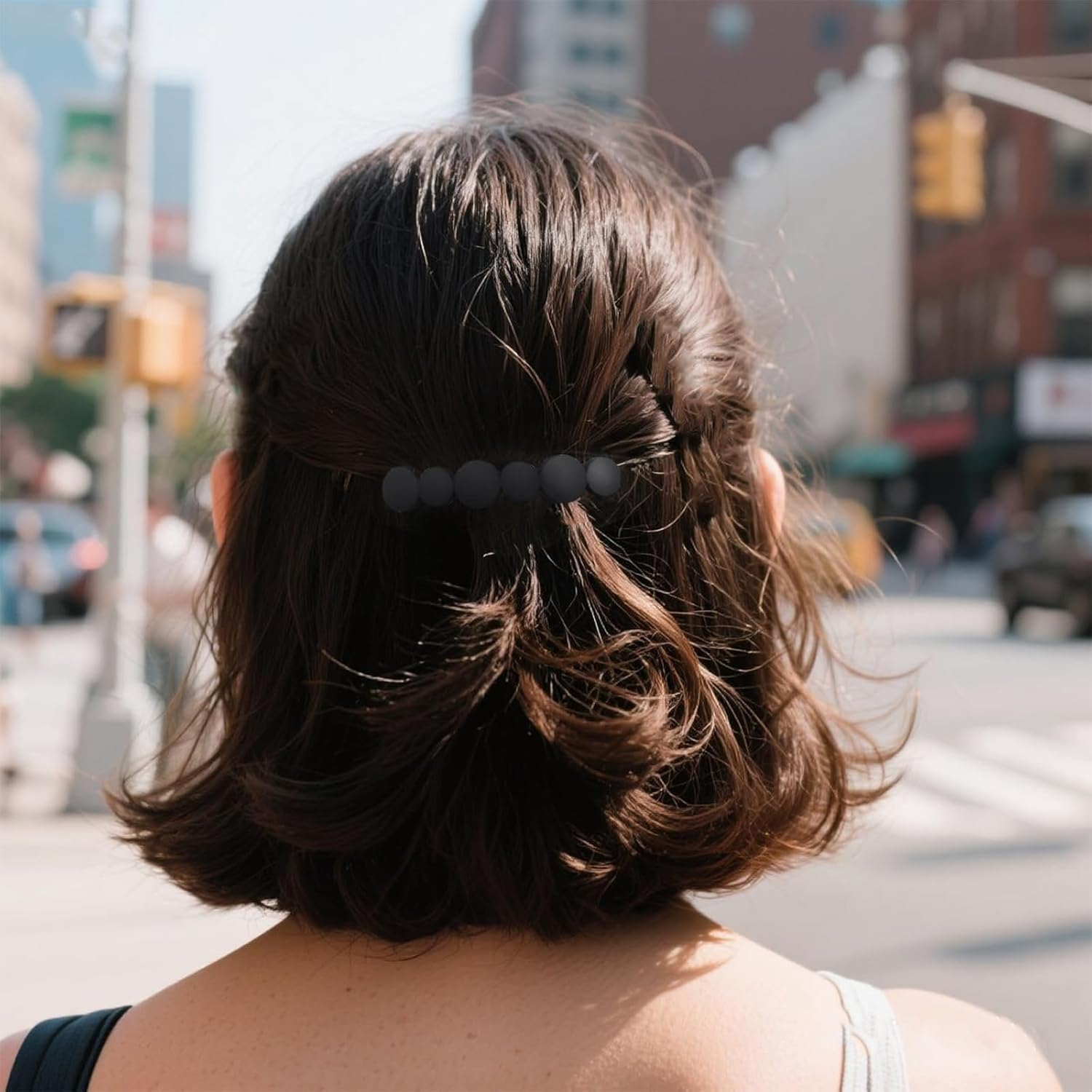 Evadollina Women'S Hair Clips, Pack of 4 French Hair Clips, Hair Clips for Thin or Short Hair, Non-Slip & Durable image number 1