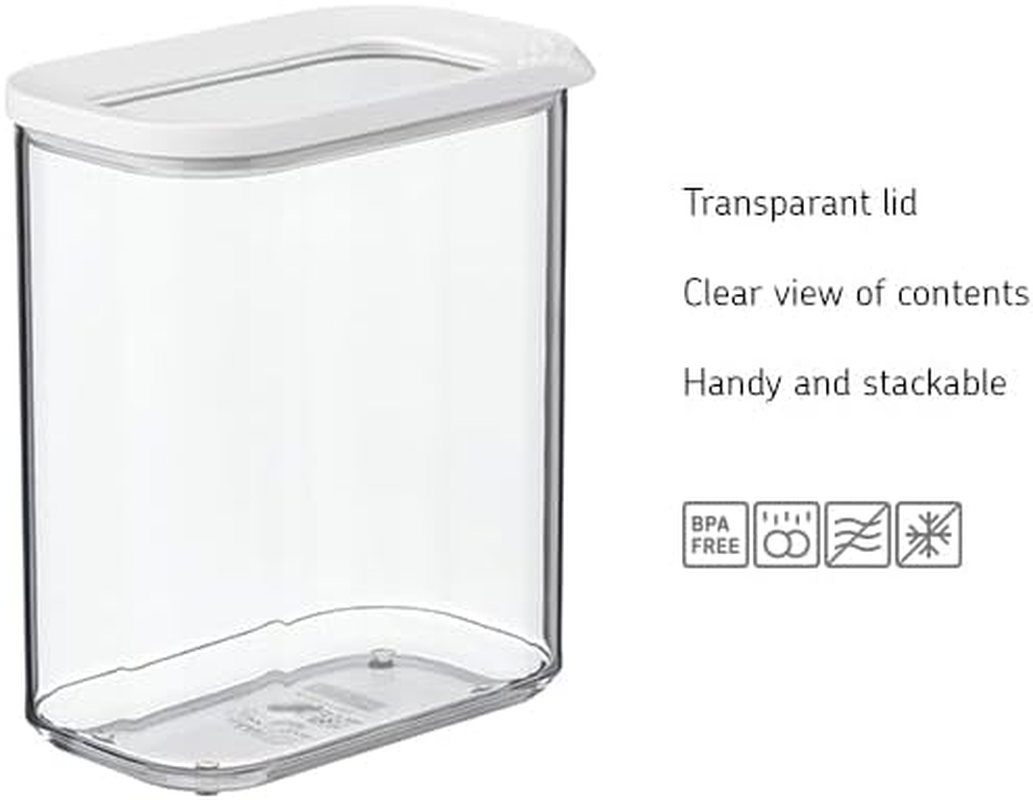 Mepal Modula Storage Box, 1500 Ml Capacity, White image number 5