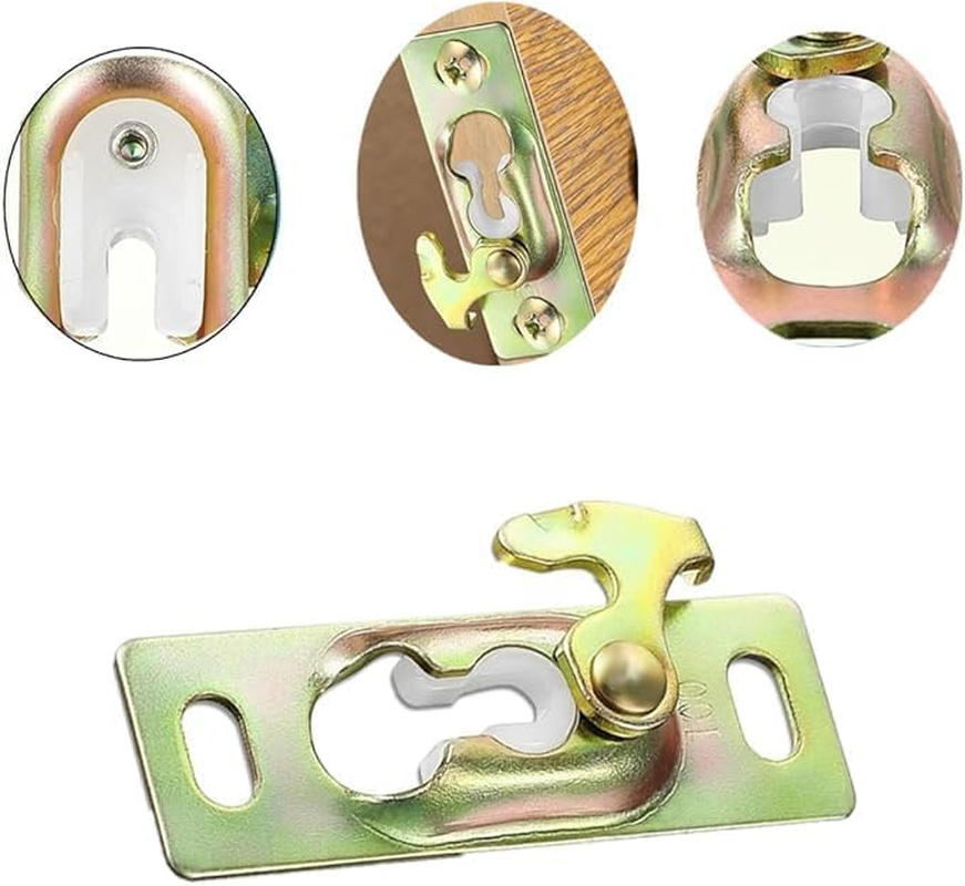 Sliding Door Hanger, 2Pcs, Pocket Hardware,Sliding Hardware,Pocket Roller Assembly Connection Plate image number 4