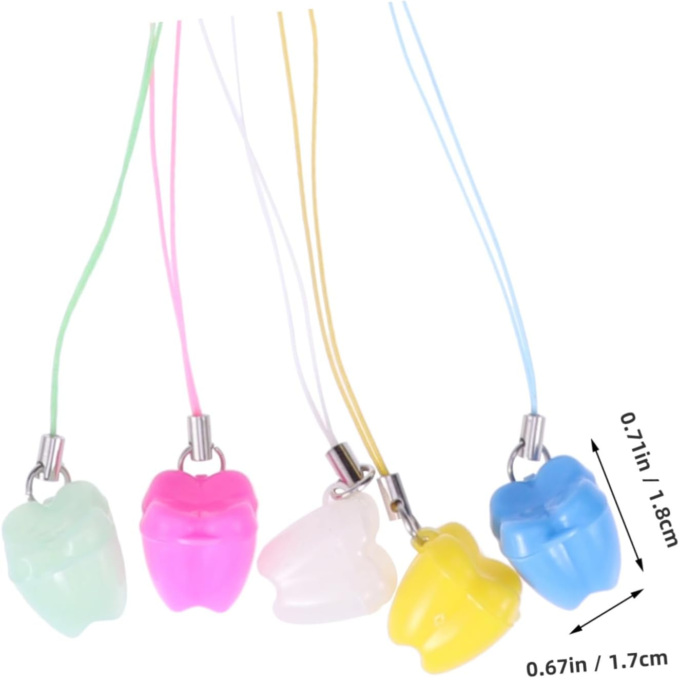 5Pcs Teeth Storage Box Keepsake Box for Christmas Birthday Milk Tooth Retainer Case image number 1