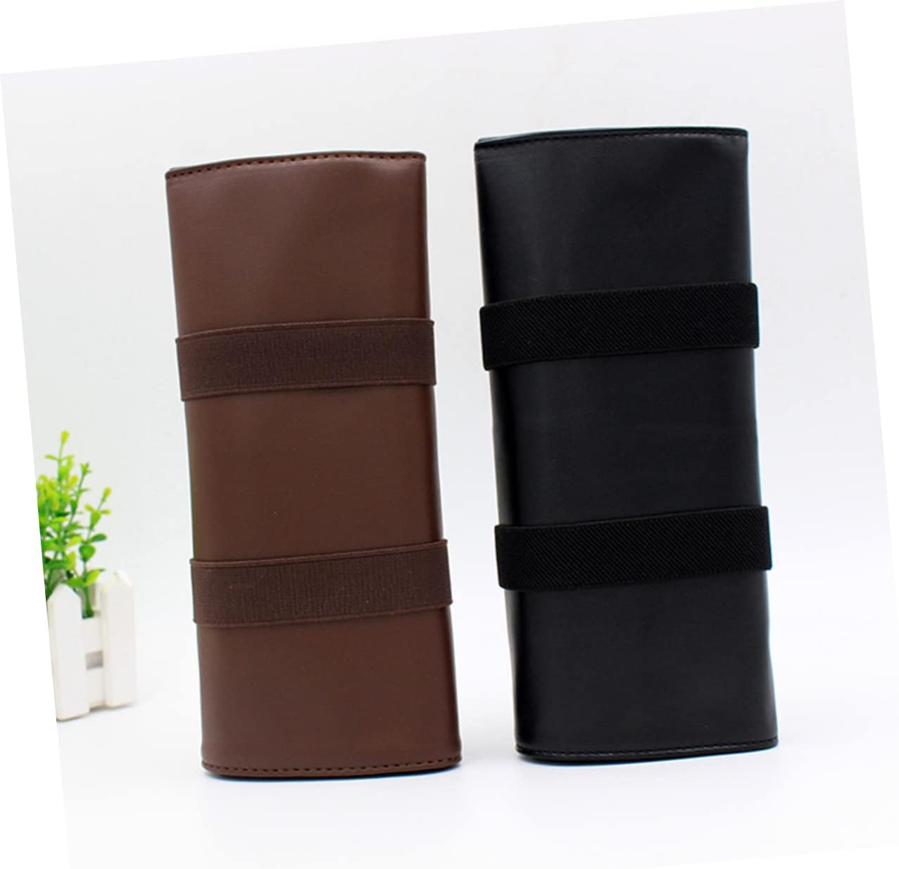 Beatifufu Barber Storage Bag Pu Leather Salon Scissor Holder Pouch for Haircut Tools at Barbershop image number 5