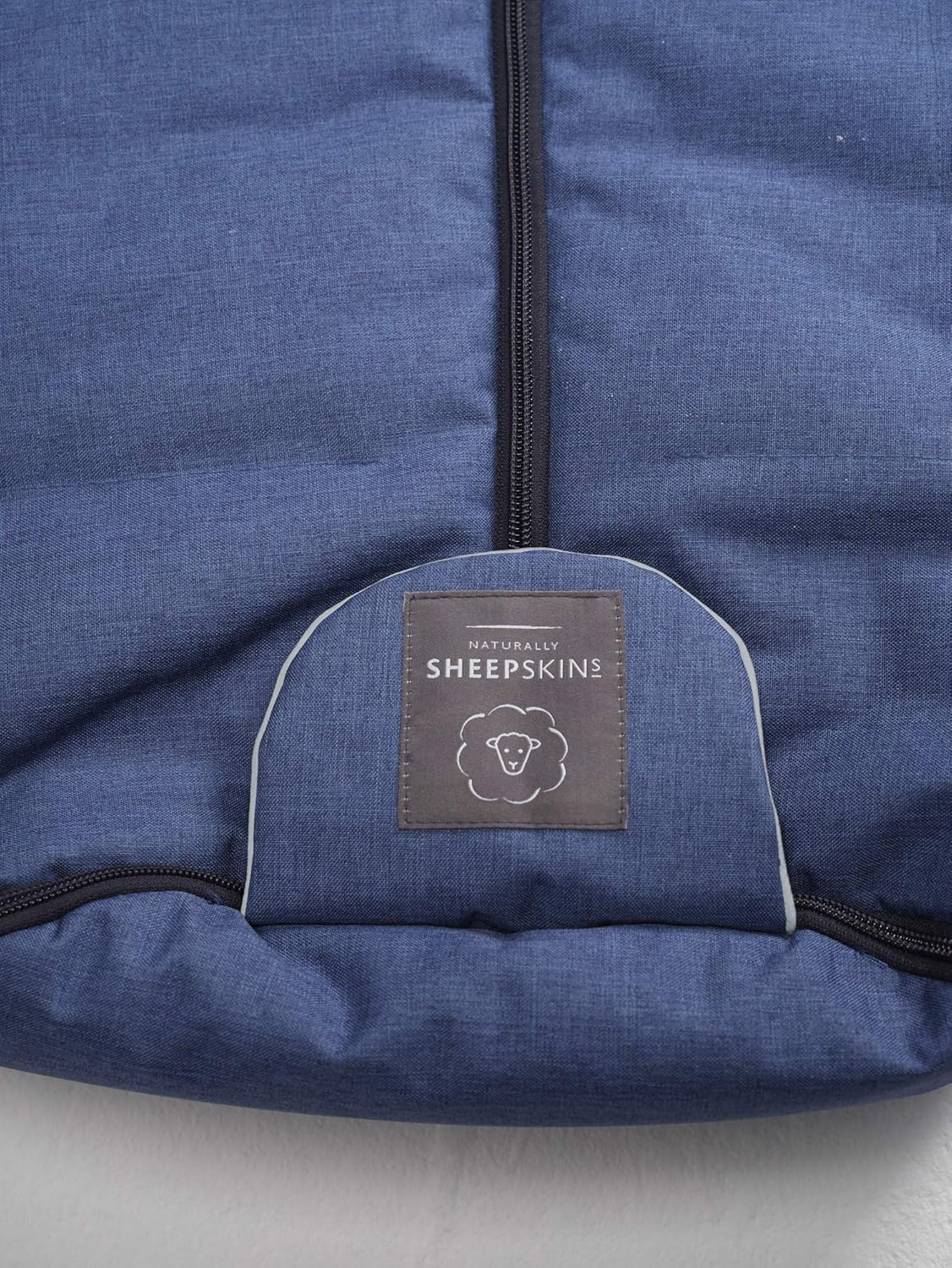 Universal Fit Fleece Footmuff (Linear Blue/Black) image number 2